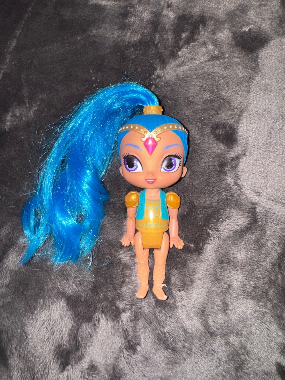 Shimmer and Shine 6 Inch Blue Hair Articulated Doll Figure Toy